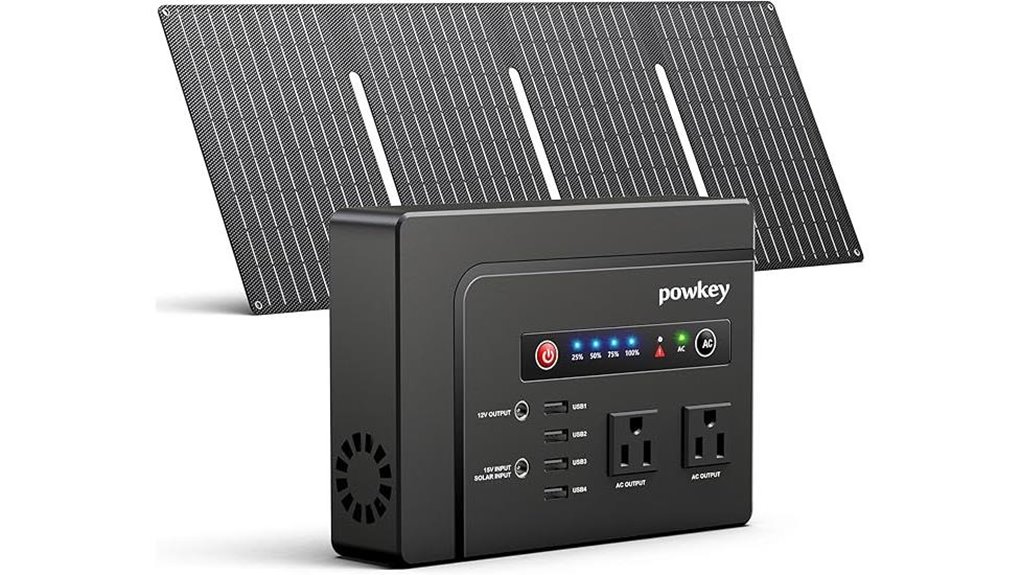 portable solar generator system