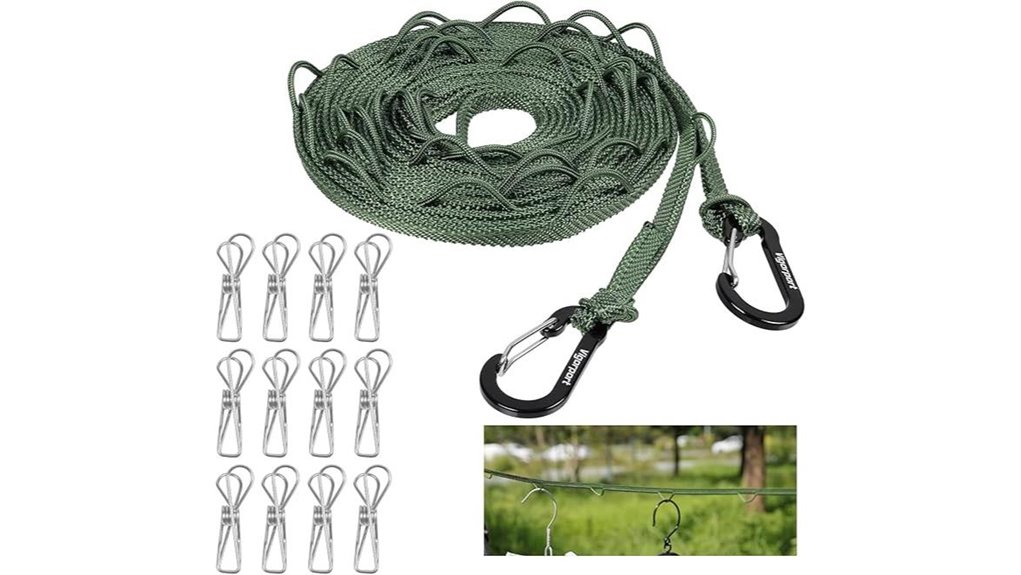 portable travel clothesline kit