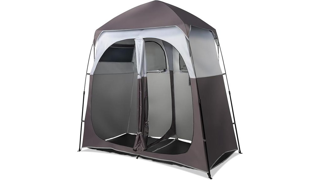 portable two room shower tent
