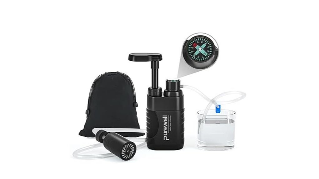 portable water purification device