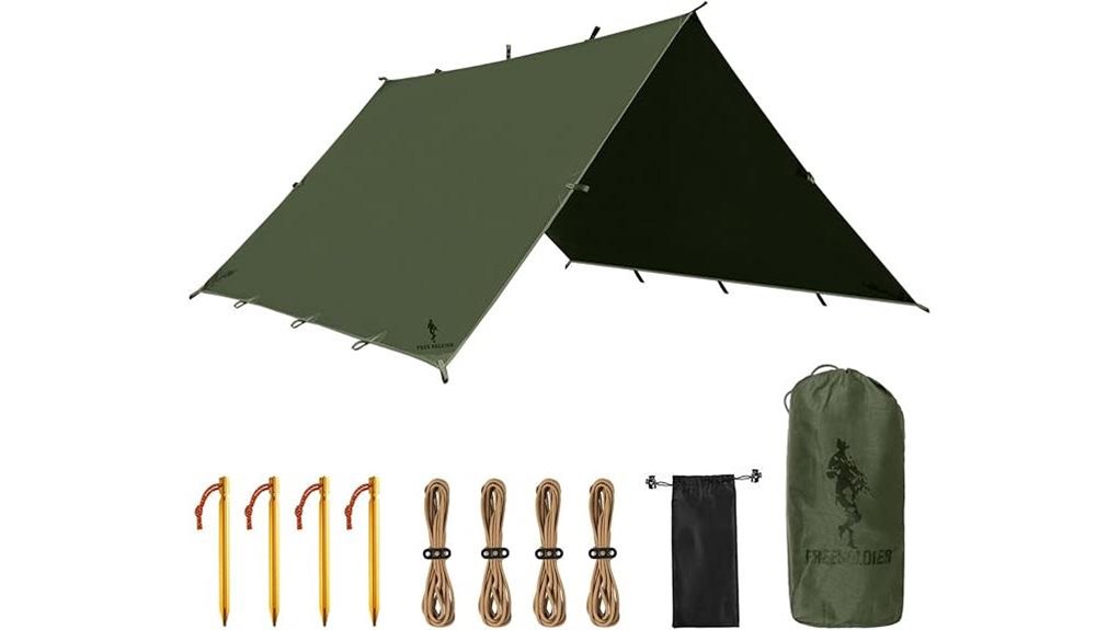 portable waterproof camping tarp