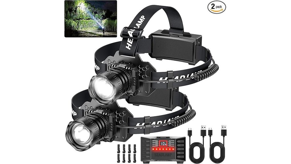 powerful dual led headlamps