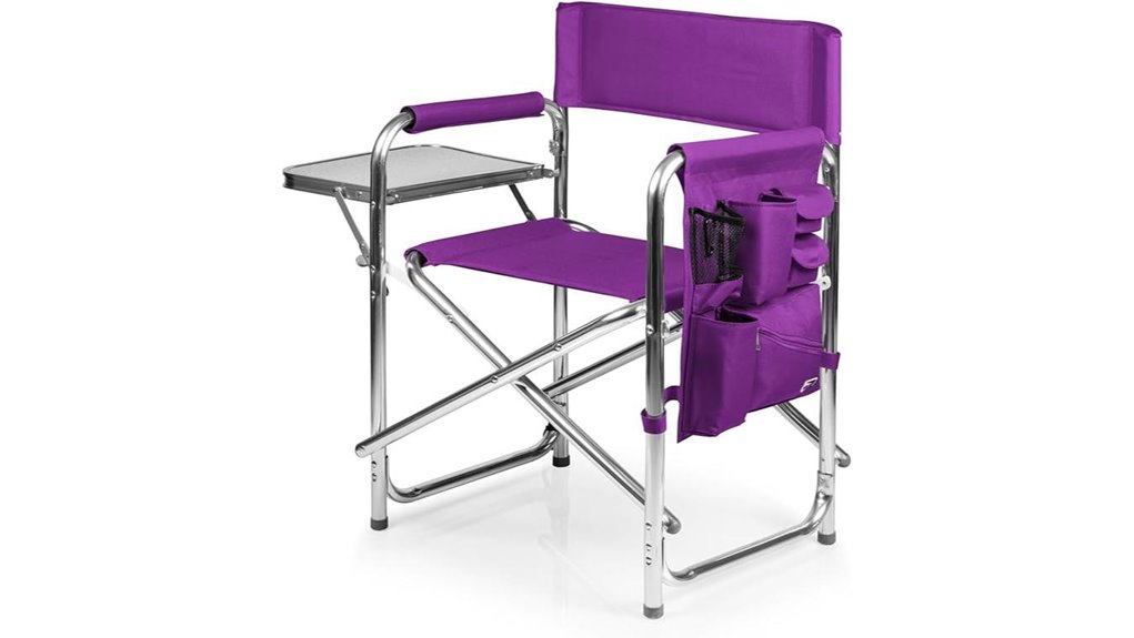 purple sports chair set