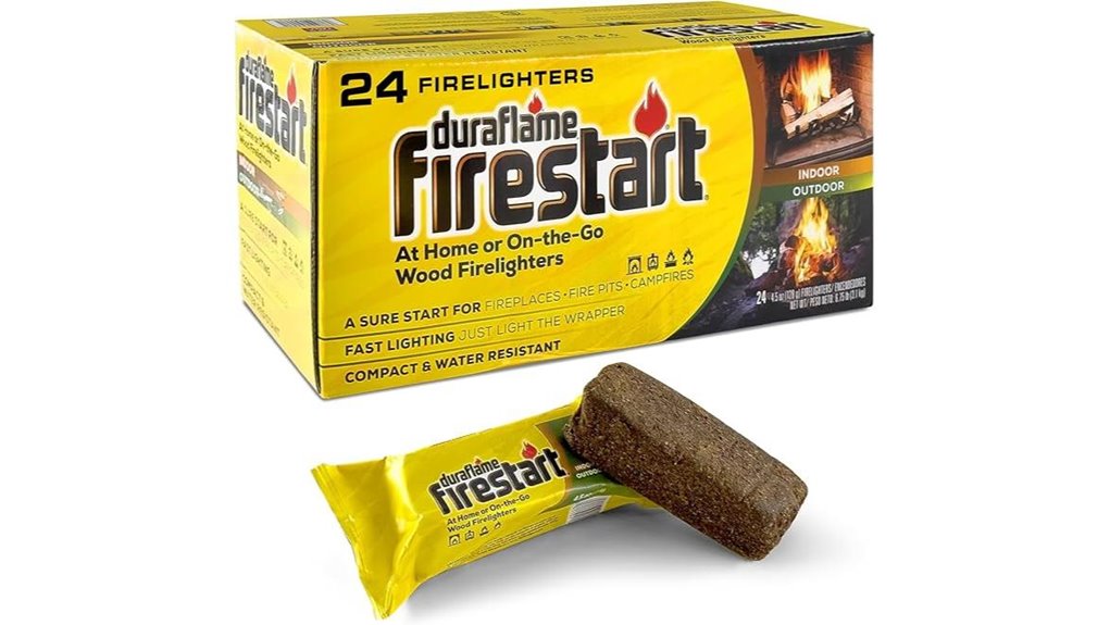 quick ignition fire logs