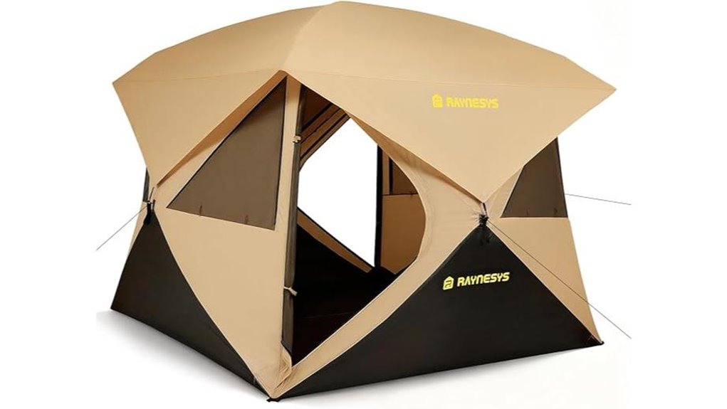 quick setup family camping tent