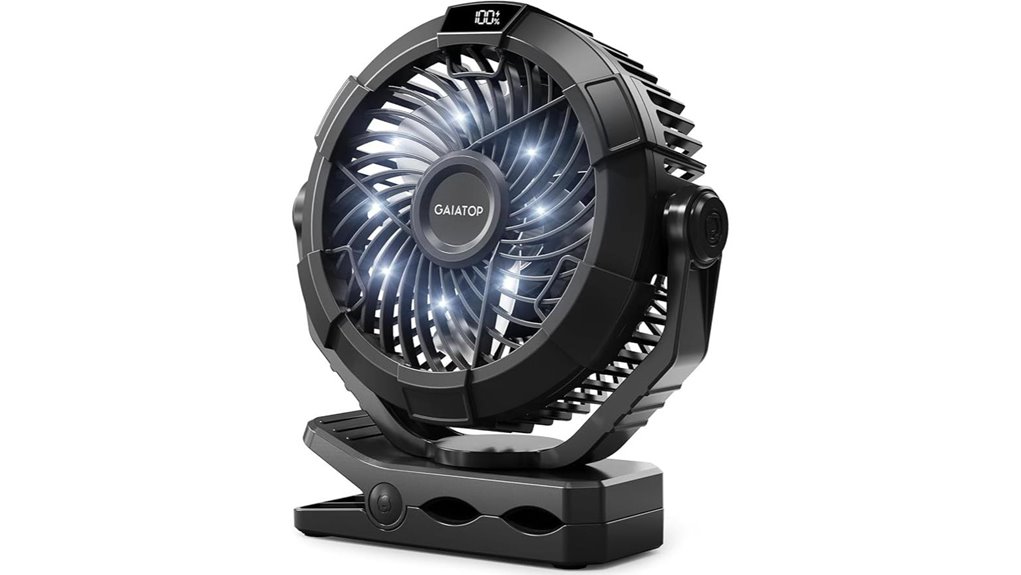 rechargeable camping fan lantern