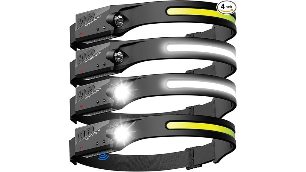 rechargeable led headlamp set