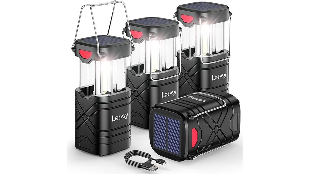 rechargeable solar camping lanterns