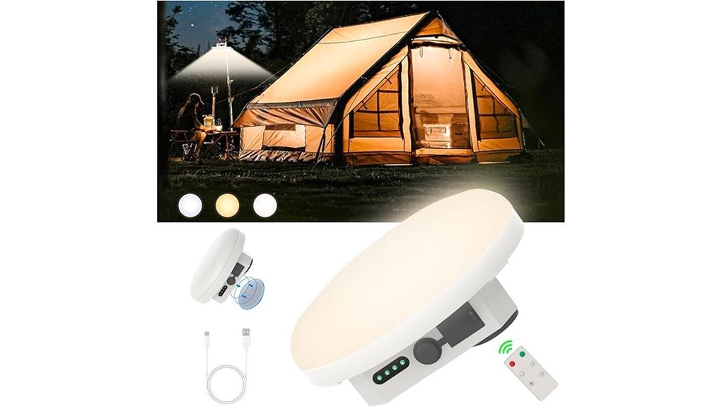 remote controlled camping light