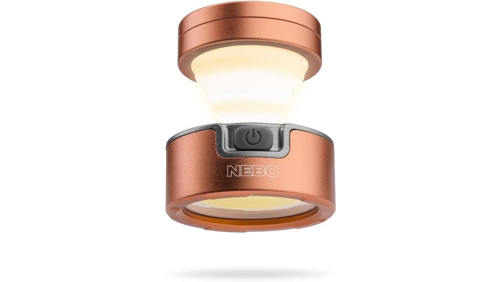 rose gold pocket lantern