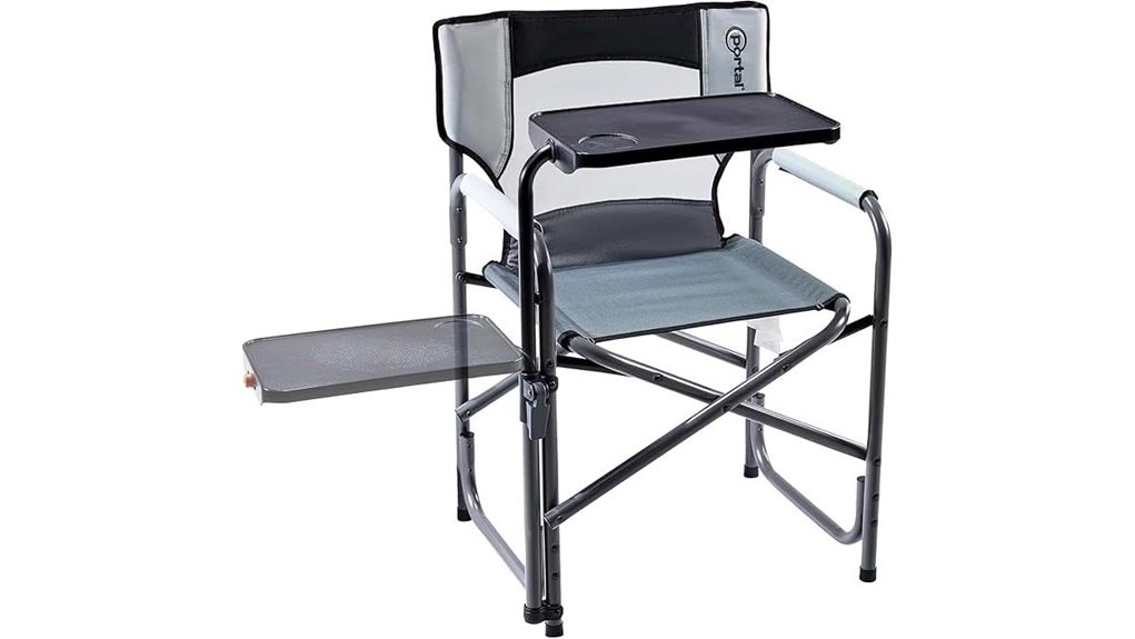 rotating chair with table