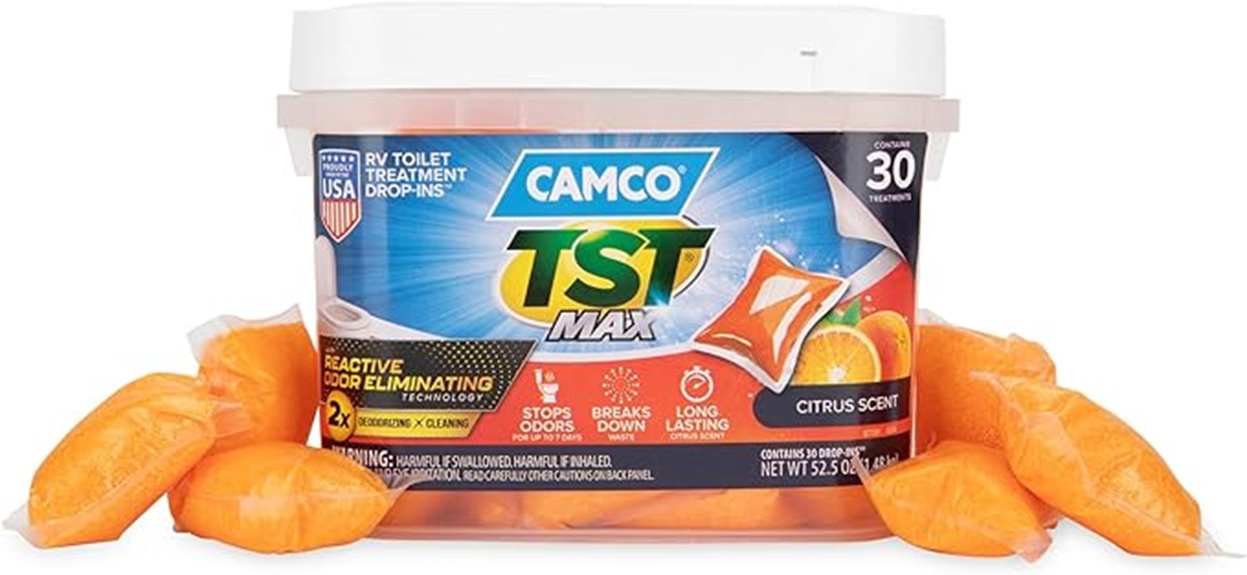 rv toilet treatment drops