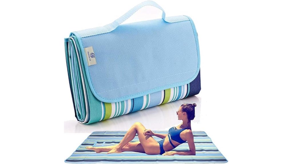 sandproof waterproof beach blanket