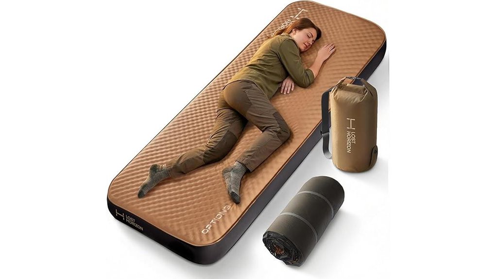 self inflating camping mattress