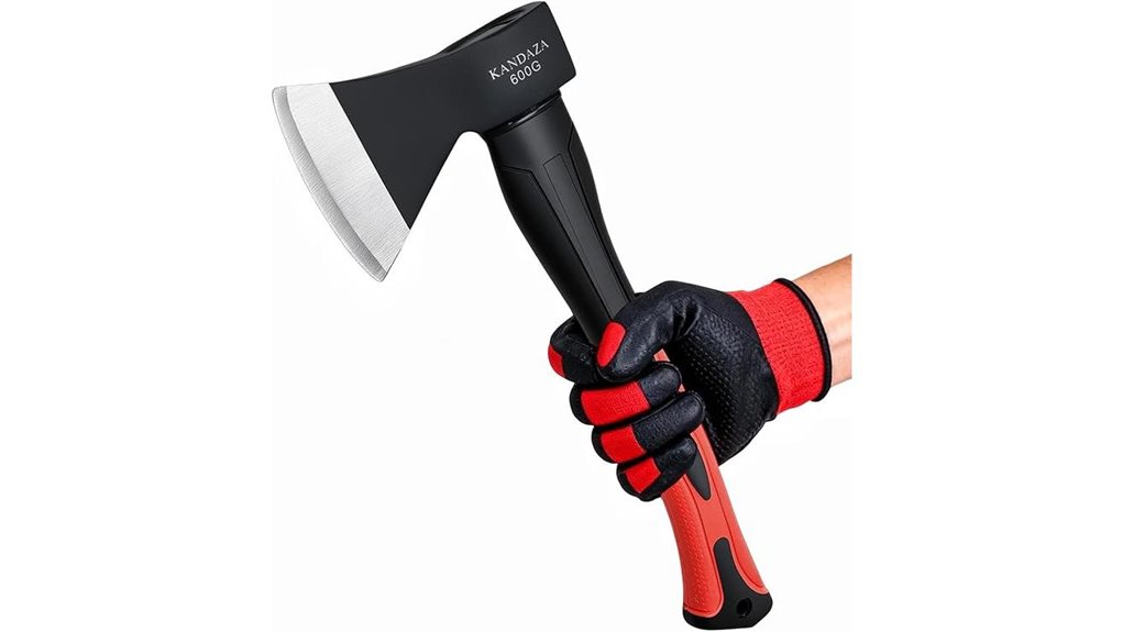 shock absorbing camping axe handle