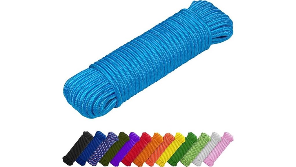 sky blue poly rope