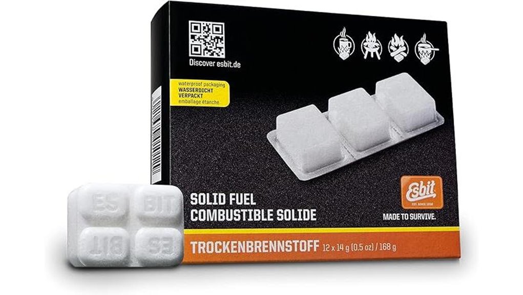 smokeless camping fuel tablets