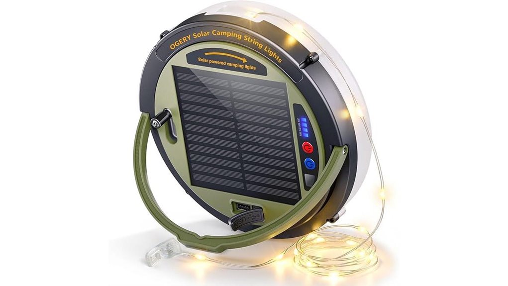 solar camping string lights