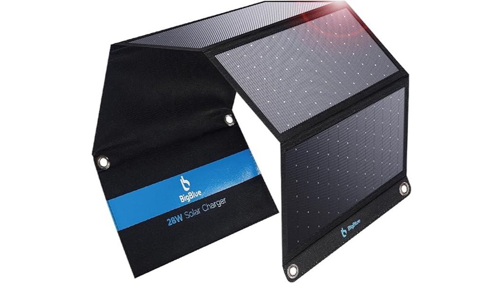 solar charger with dual ports