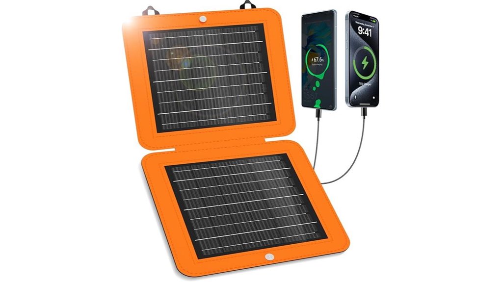 solar charger with fast charging