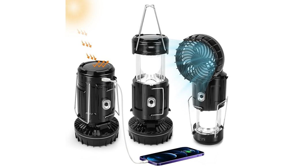 solar powered camping lantern