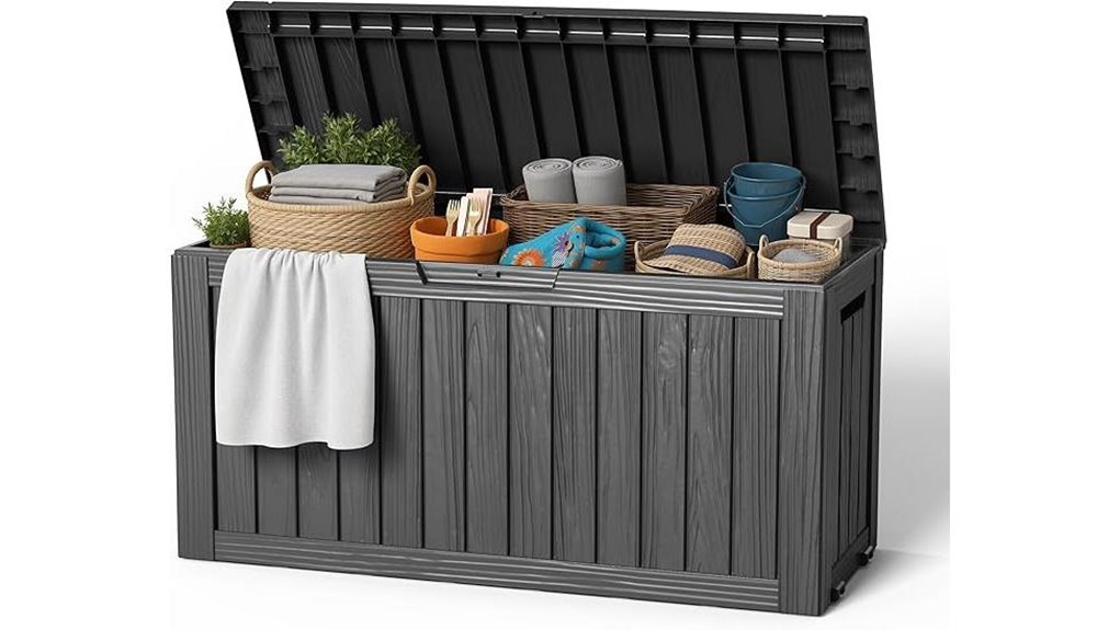 spacious outdoor storage solution
