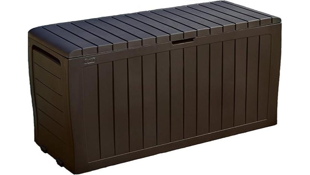 spacious outdoor storage solution