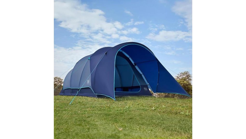 spacious waterproof camping tent