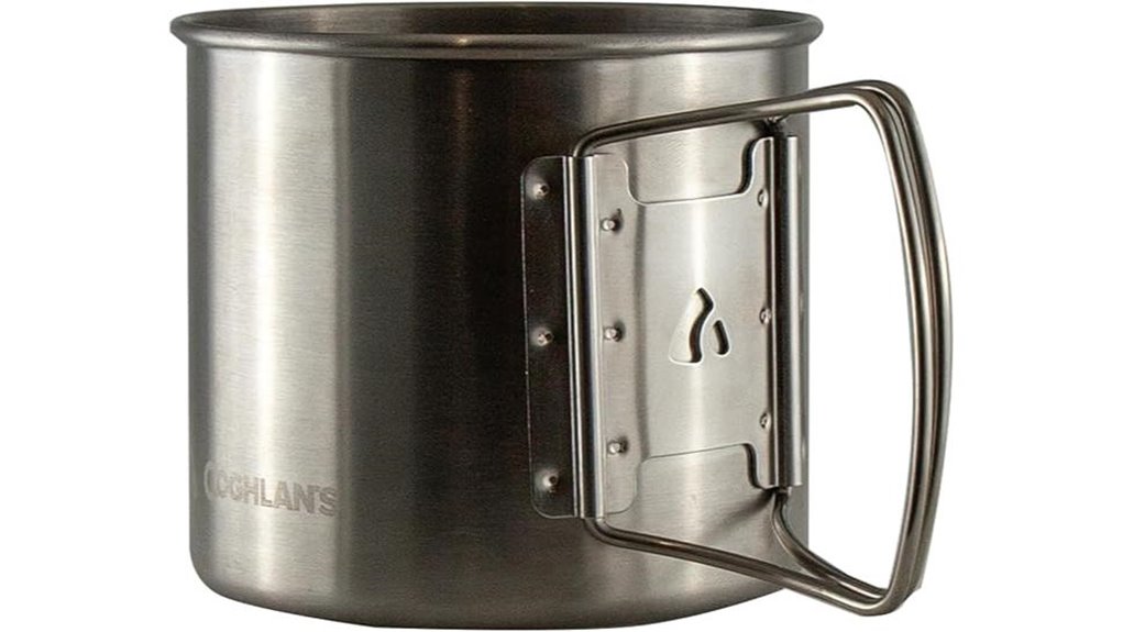 stainless steel camp mug