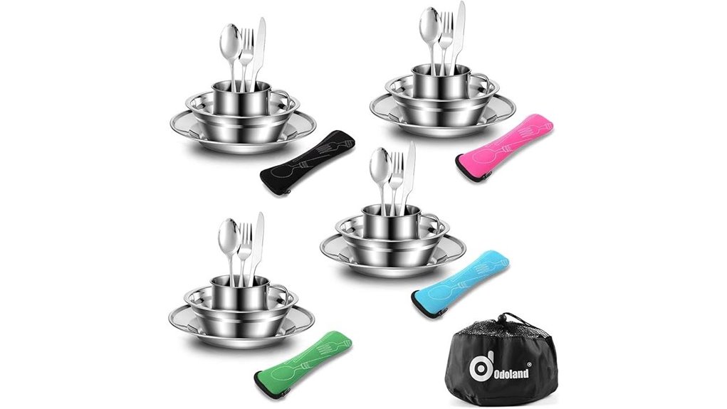 stainless steel camping utensils