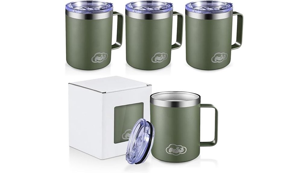stainless steel travel mugs