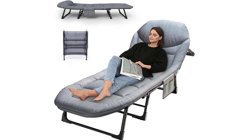 sturdy camping cot mattress