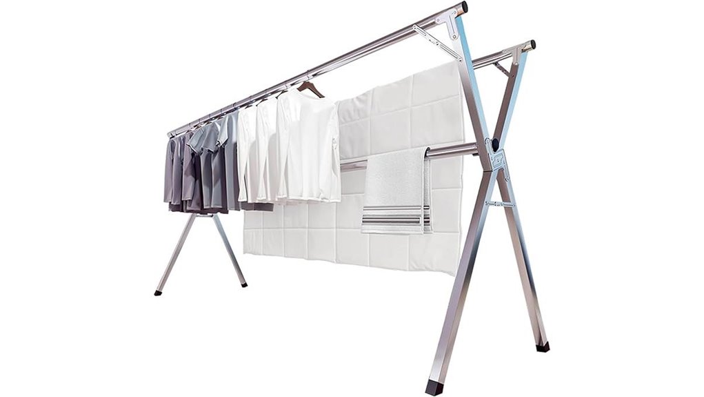sturdy folding drying rack