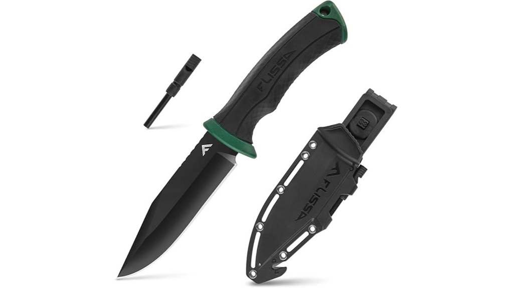 survival knife with sheath