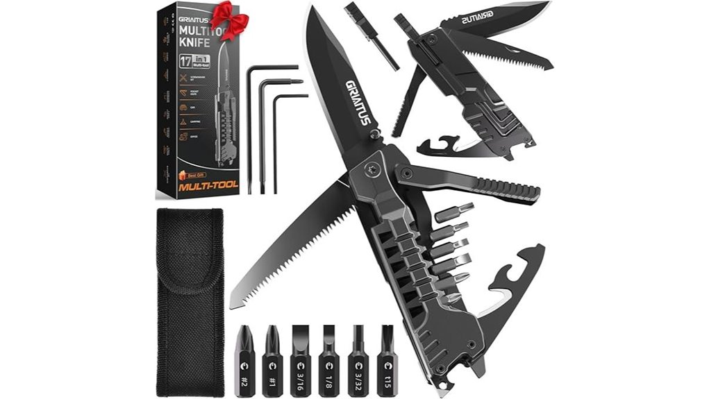 survival multitool with firestarter