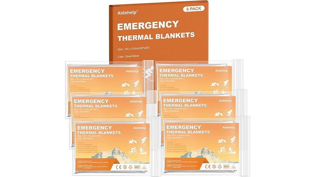 survival thermal space blankets