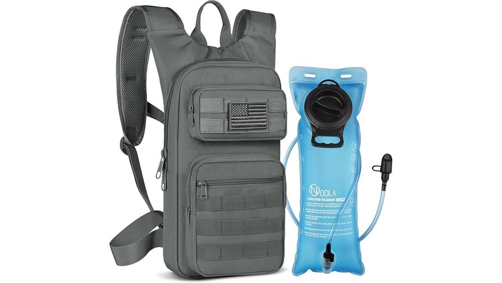 tactical hydration backpack system