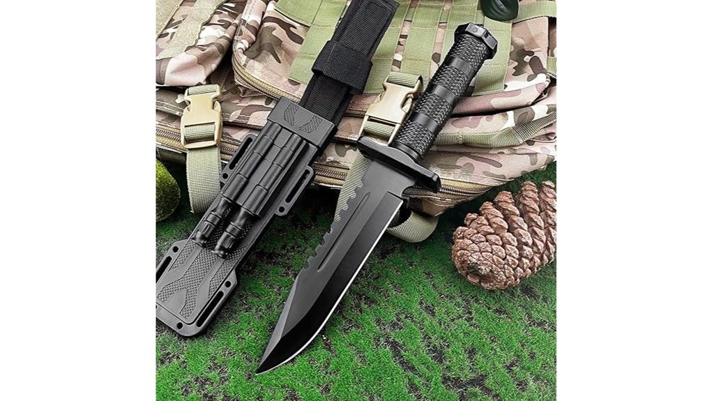 tactical knife with sheath