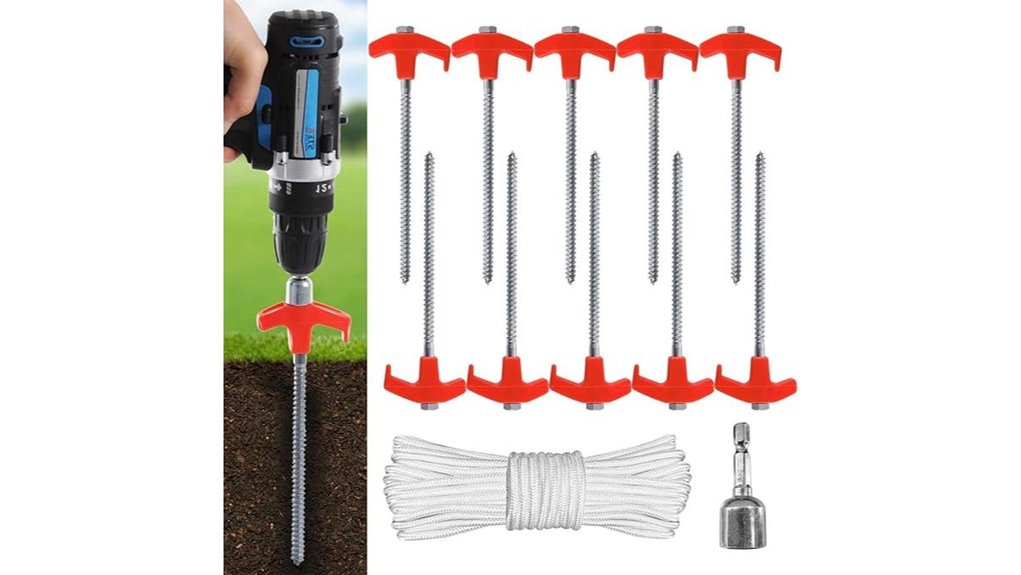 tent stakes with accessories