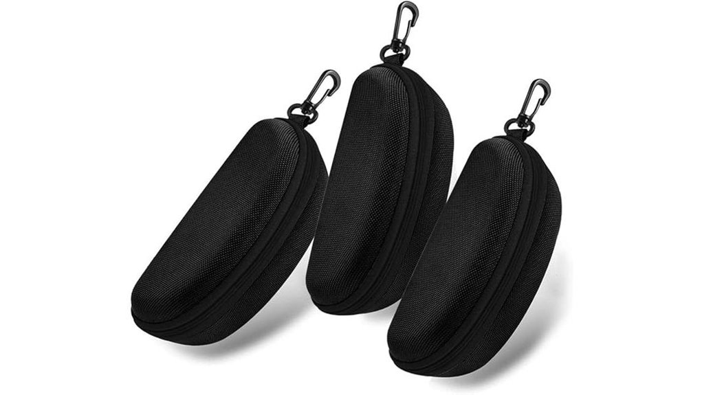 three piece sunglasses case