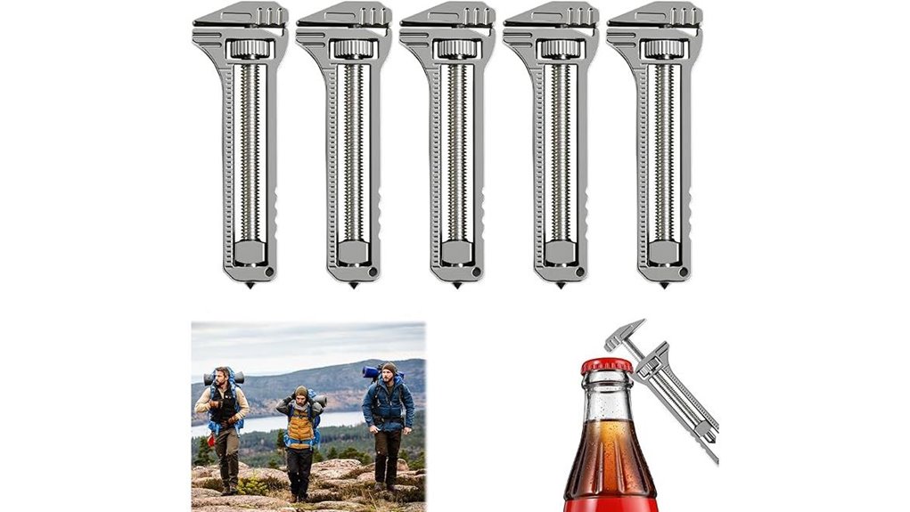 titanium multitool keychain set