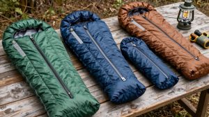 top zipper guard sleeping bags