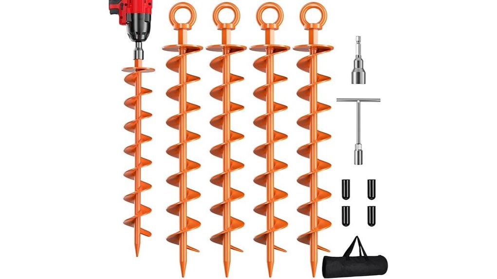 trampoline anchor kit tools
