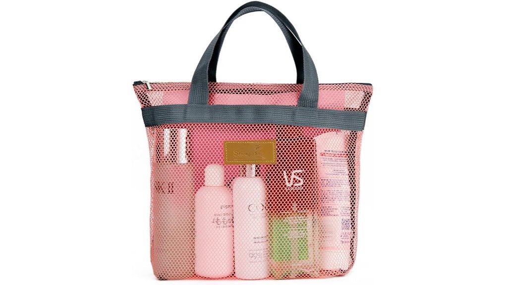 travel friendly mesh caddy