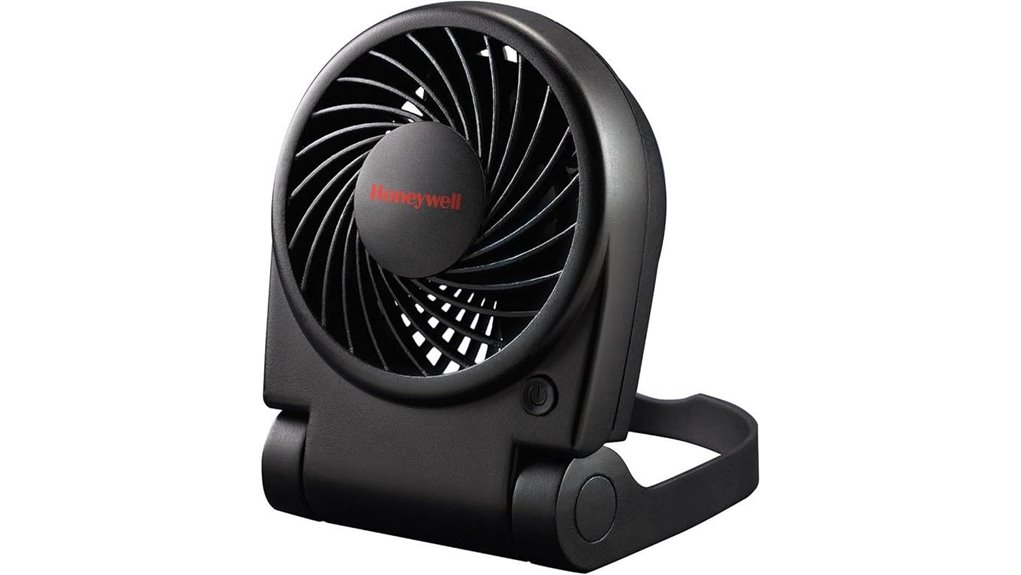 turbo personal fan black