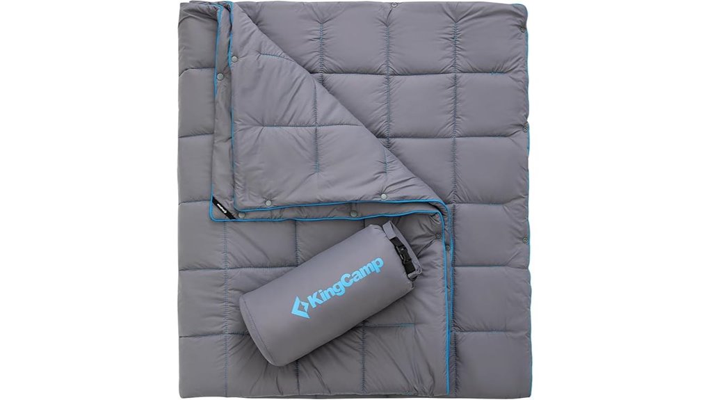 ultralight charcoal camping blanket