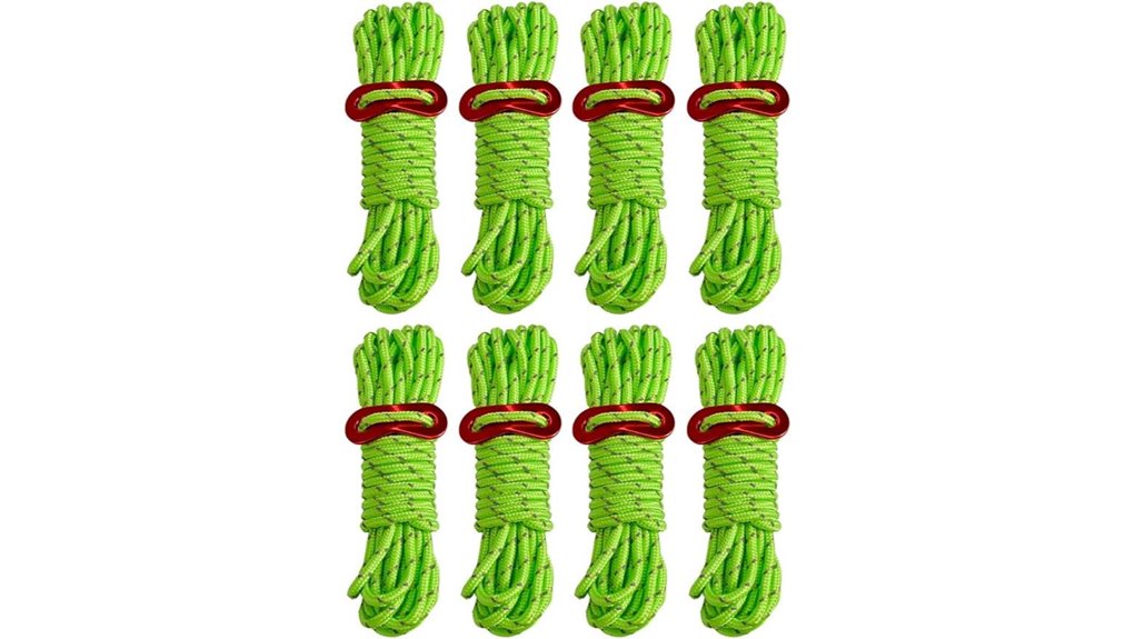 ultralight reflective tent cords