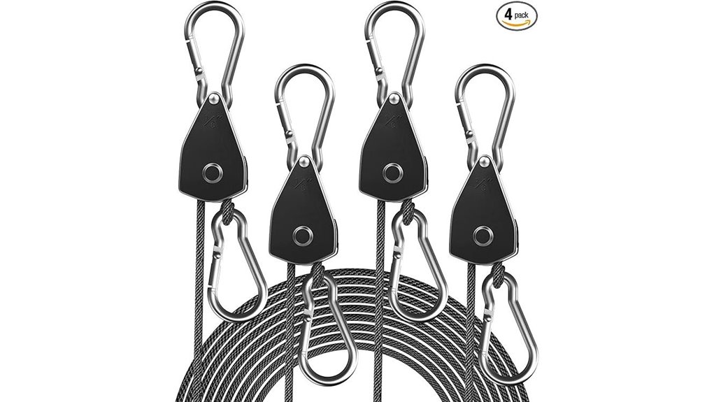 versatile adjustable rope hanger