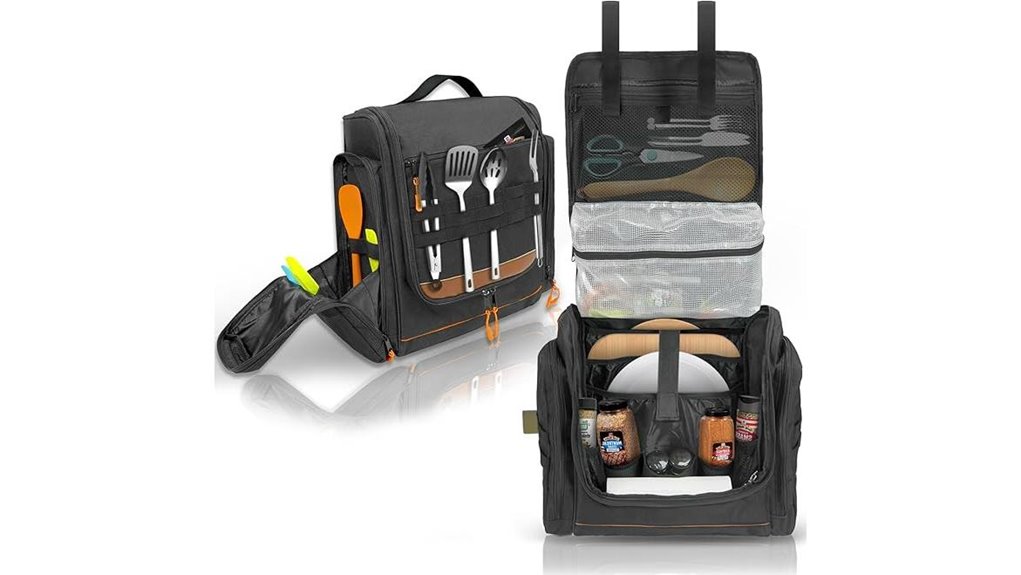 versatile camping kitchen organizer