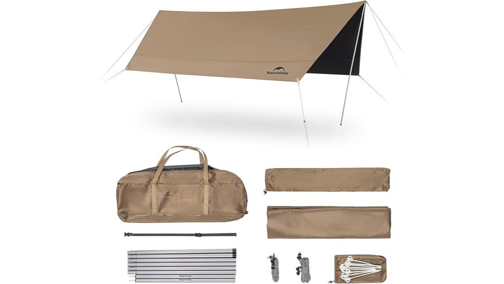 versatile camping tarp solution